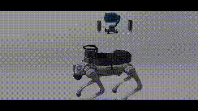 Autonomous Quadrupedal Robot in action